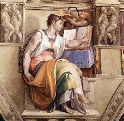 Michelangelo Buonarroti The Erythraean Sibyl oil painting on canvas